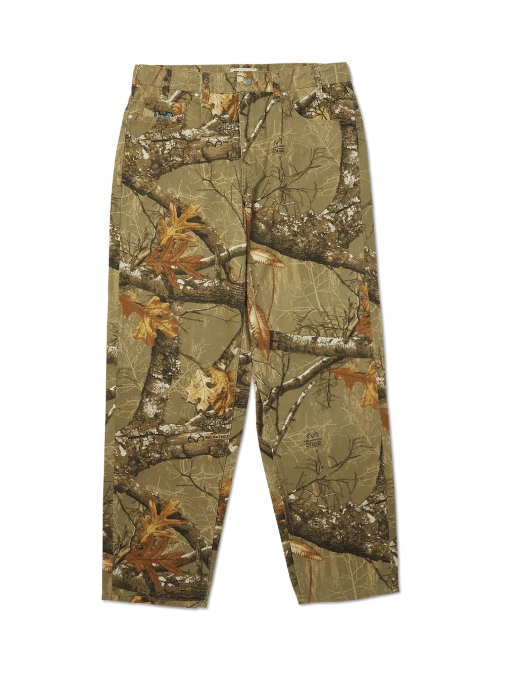 HUF Men's RealTree Camo Cromer in Olive and Brown